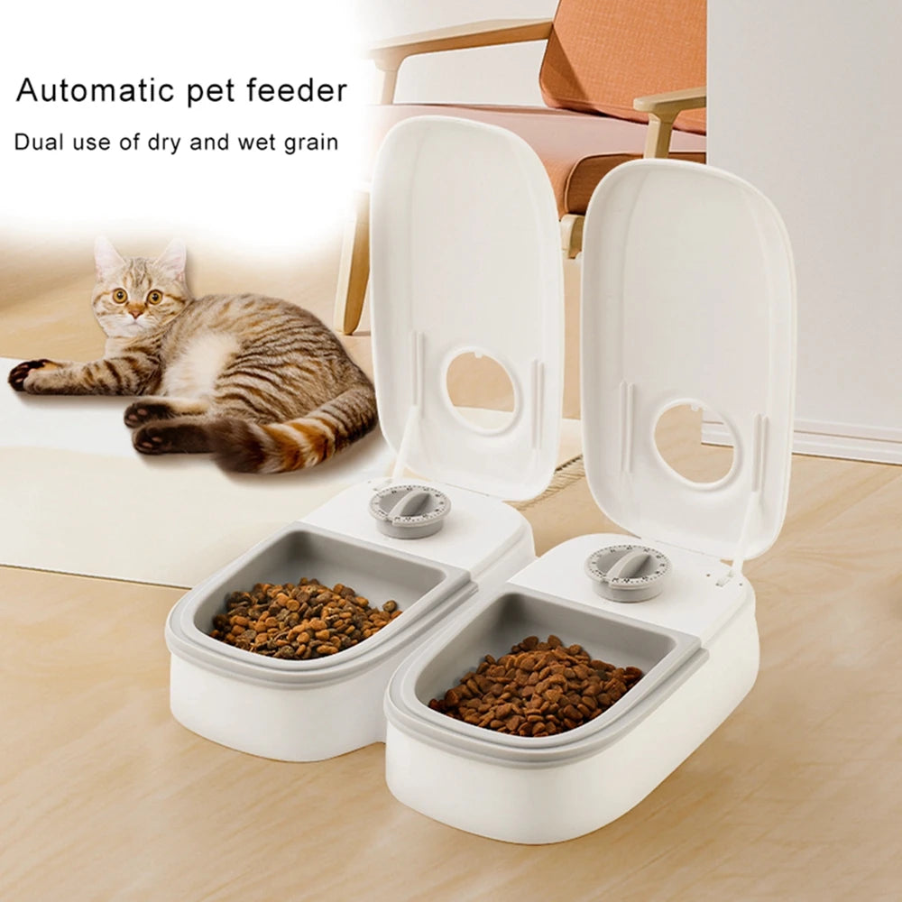 48-Hour Smart Timing Feeder: Automatic Cat & Dog Food Dispenser