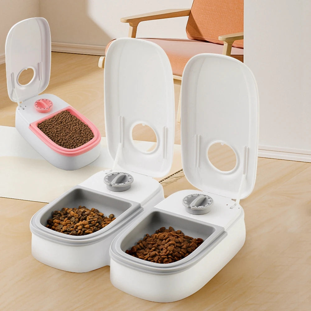 48-Hour Smart Timing Feeder: Automatic Cat & Dog Food Dispenser