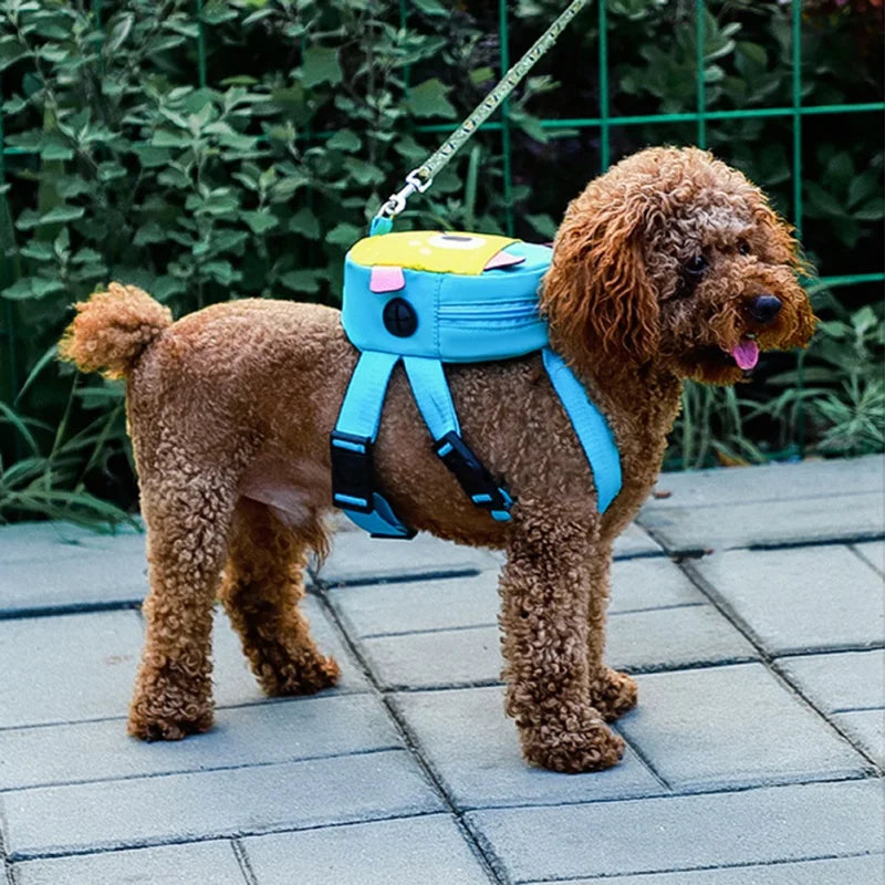 Outdoor Shoulder Portable Travel Backpack - Teddy Pet Backpack for Small & Medium Dogs