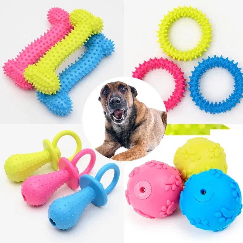 Indestructible Dog Toy for Small Dogs - Teeth Cleaning & Chew Training