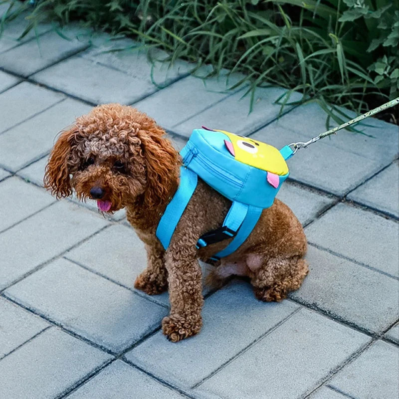 Outdoor Shoulder Portable Travel Backpack - Teddy Pet Backpack for Small & Medium Dogs