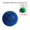 1Silent Basketball Size 7 Squeezable Mute Bouncing Basketball Indoor Silent Ball Foam Basketball 24Cm Bounce Football Sports Toys