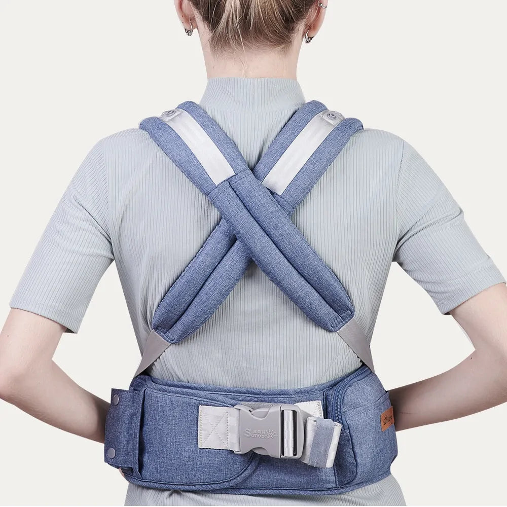 Sunveno Ergonomic Baby Carrier with Hip Seat 1