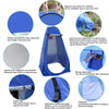 Portable Outdoor Camping Tent Shower Tent Simple Bath Cover Changing Fitting Room Tent Mobile Toilet Fishing Photography Tent