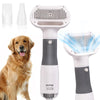 ZUPOX Dog Hair Dryer, 2 in 1 Dog Brush, Pet Grooming Dryer for Small Dog and Cat, Cat Hair Brush with Adjustable Temperature