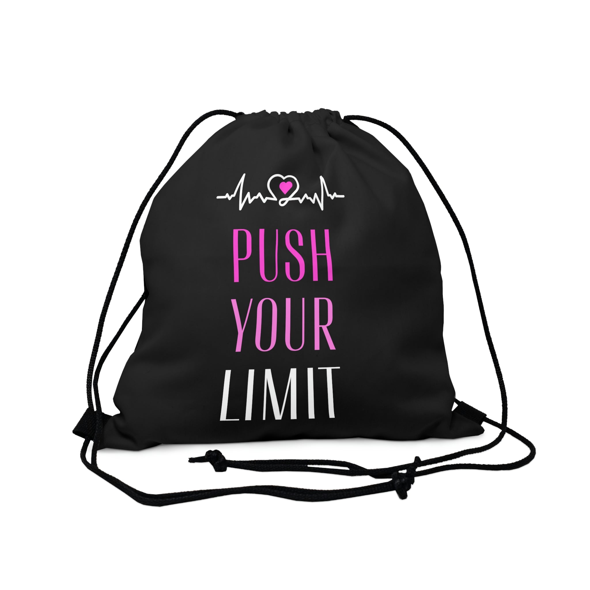 Push Your Limit Outdoor Drawstring Bag
