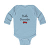 Load image into Gallery viewer, Hello Grandpa Long Sleeve Baby Bodysuit