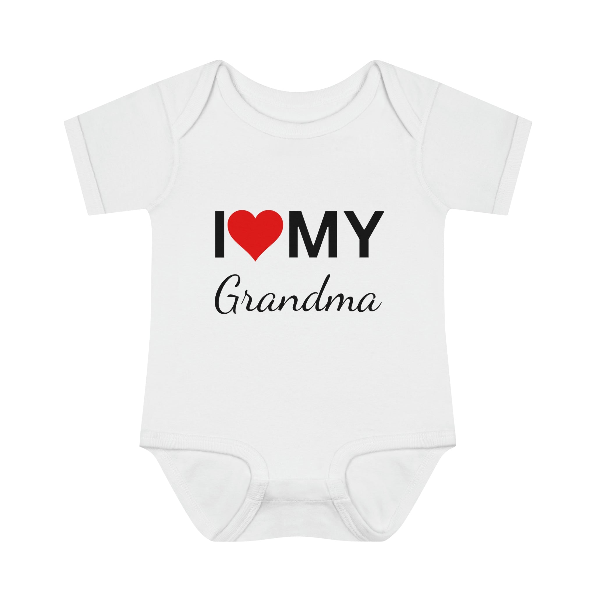 I Love My Grandma Baby Bodysuit