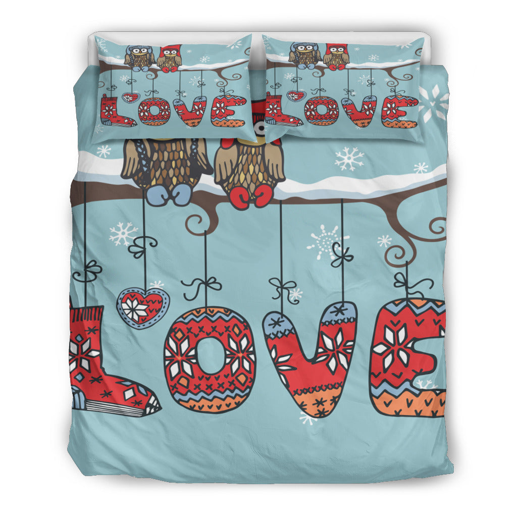 Owl Love Bedding Set
