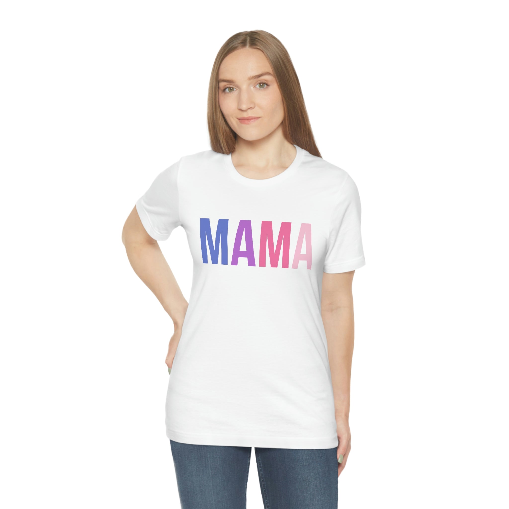 Mama Colorful Design Women T-Shirt