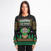 Load image into Gallery viewer, Happy Hoo-lidays Christmas Fashion Adult Sweatshirt
