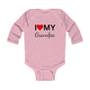 Load image into Gallery viewer, I Love My Grandpa Long Sleeve Baby Bodysuit