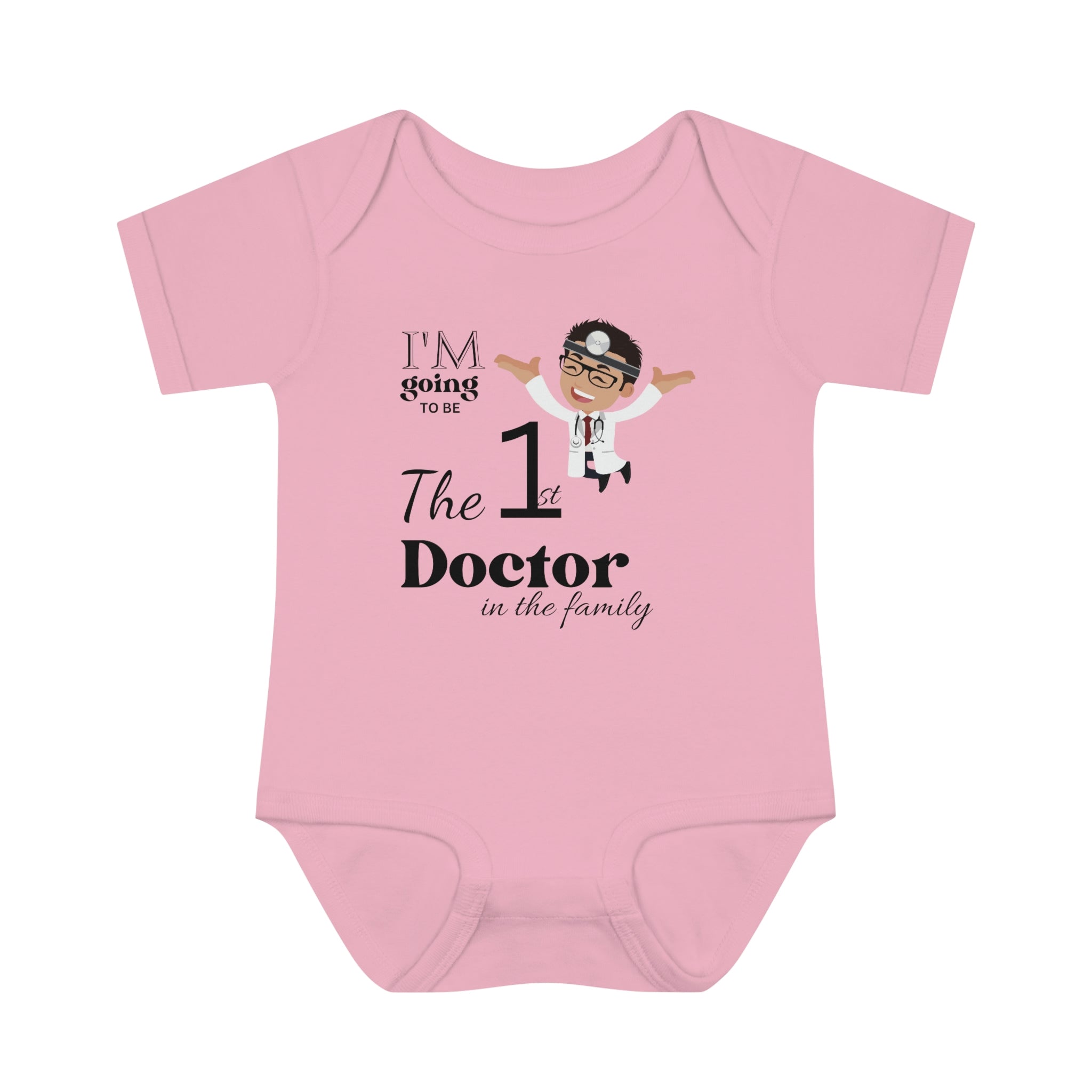 The First Doctor In The Family Baby Bodysuit