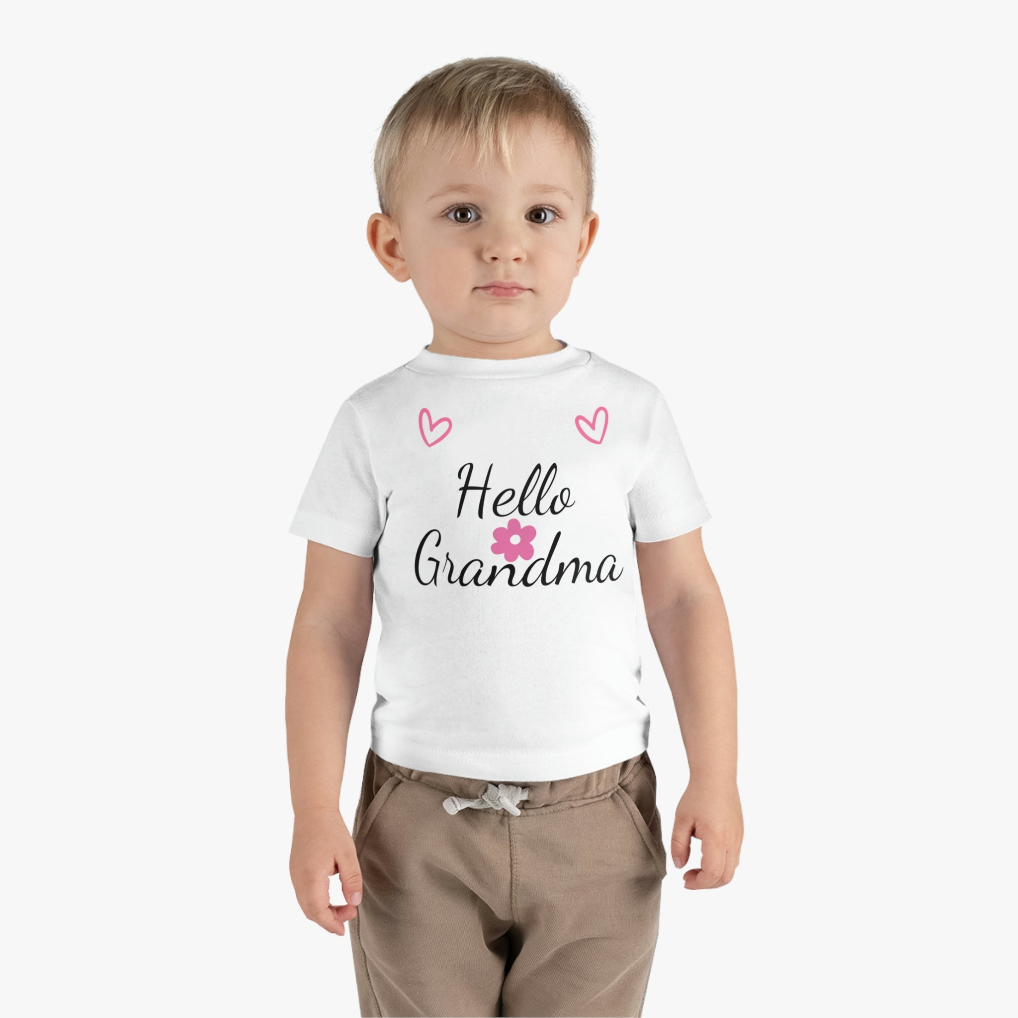 Hello Grandma Infant Shirt, Baby Tee, Infant Tee