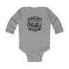 Snow Flakes Are Falling Long Sleeve Baby Bodysuit, Merry Christmas, Christmas Long Sleeve Baby Bodysuit, Infant Long Sleeve Bodysuit, Merry Christmas Long Sleeve Baby Bodysuit