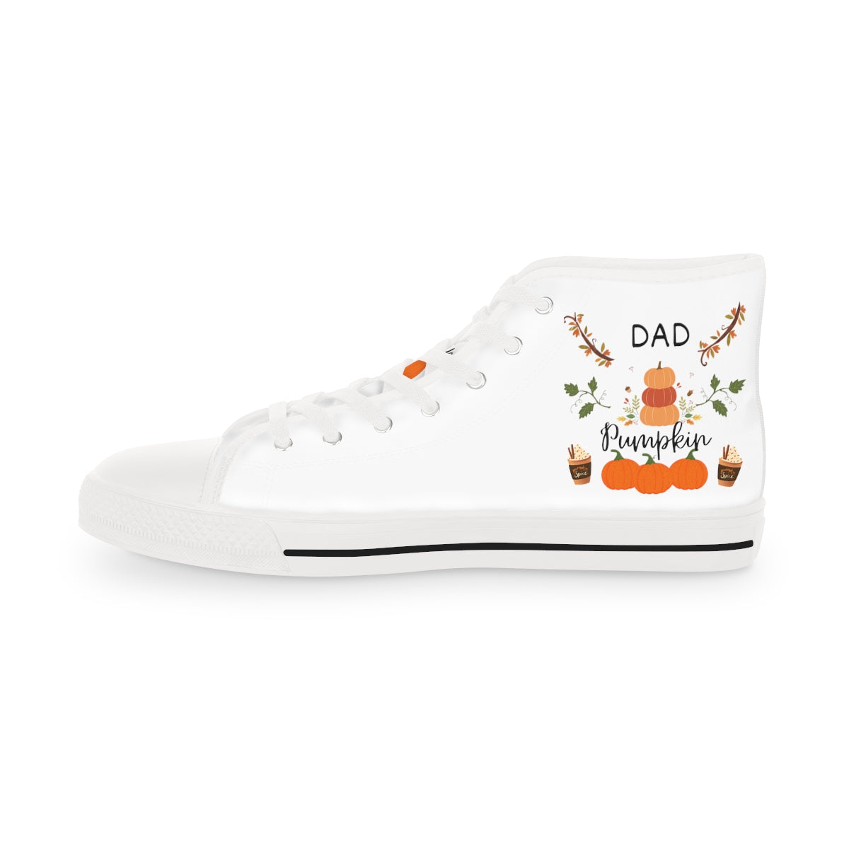 Dad Pumpkin High Top Sneakers