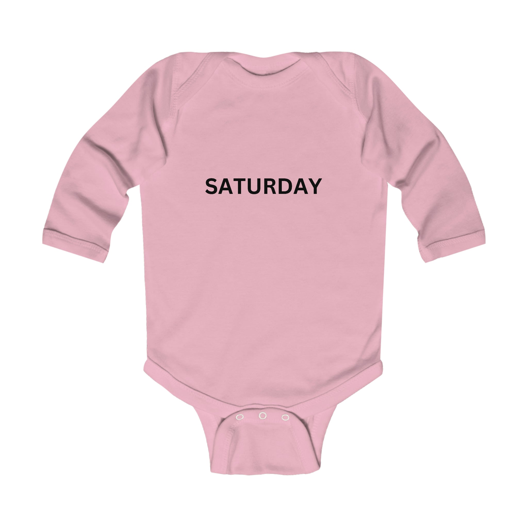 Saturday Long Sleeve Baby Bodysuit