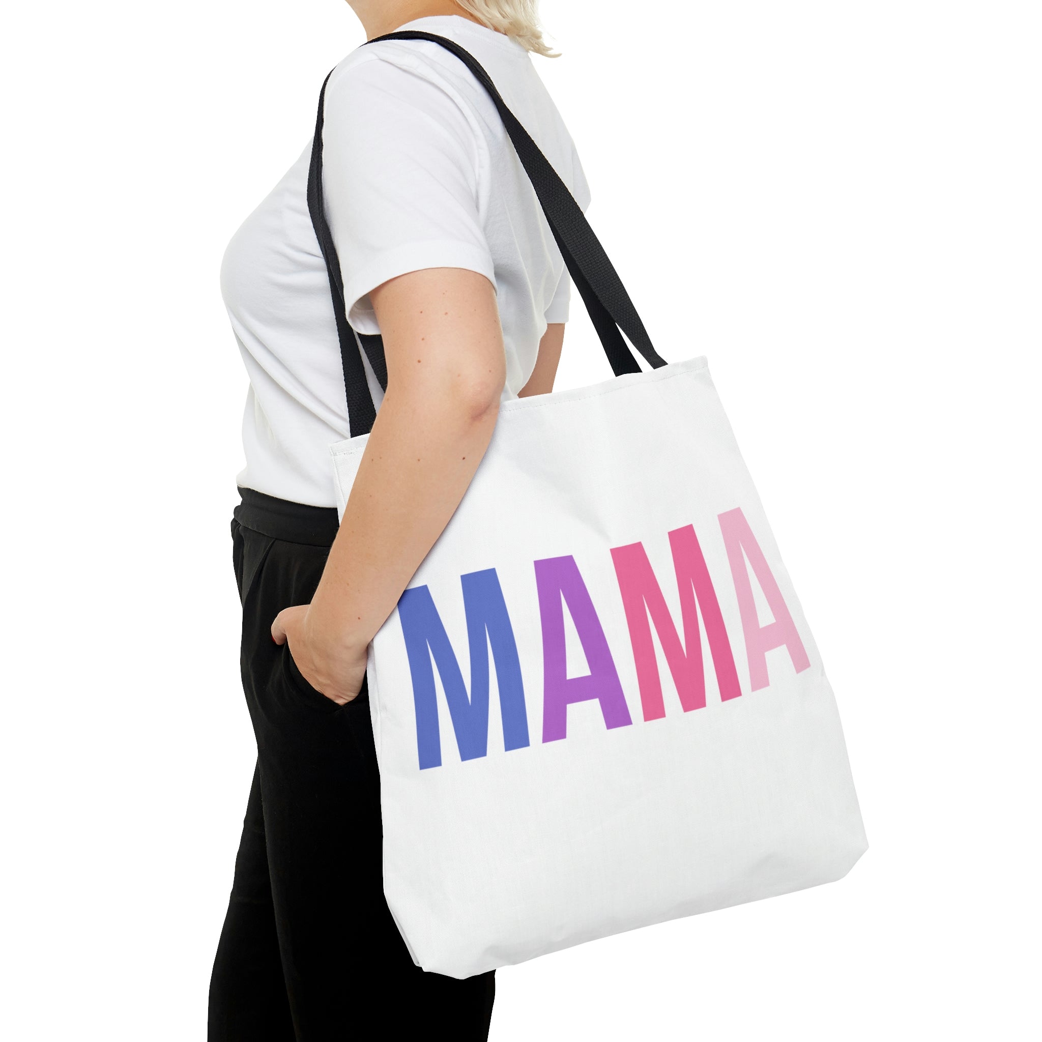 Mama Colorful Design Tote Bag