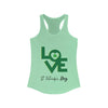 Load image into Gallery viewer, Love St. Patrick&#39;s Day Women Racerback Tank Top