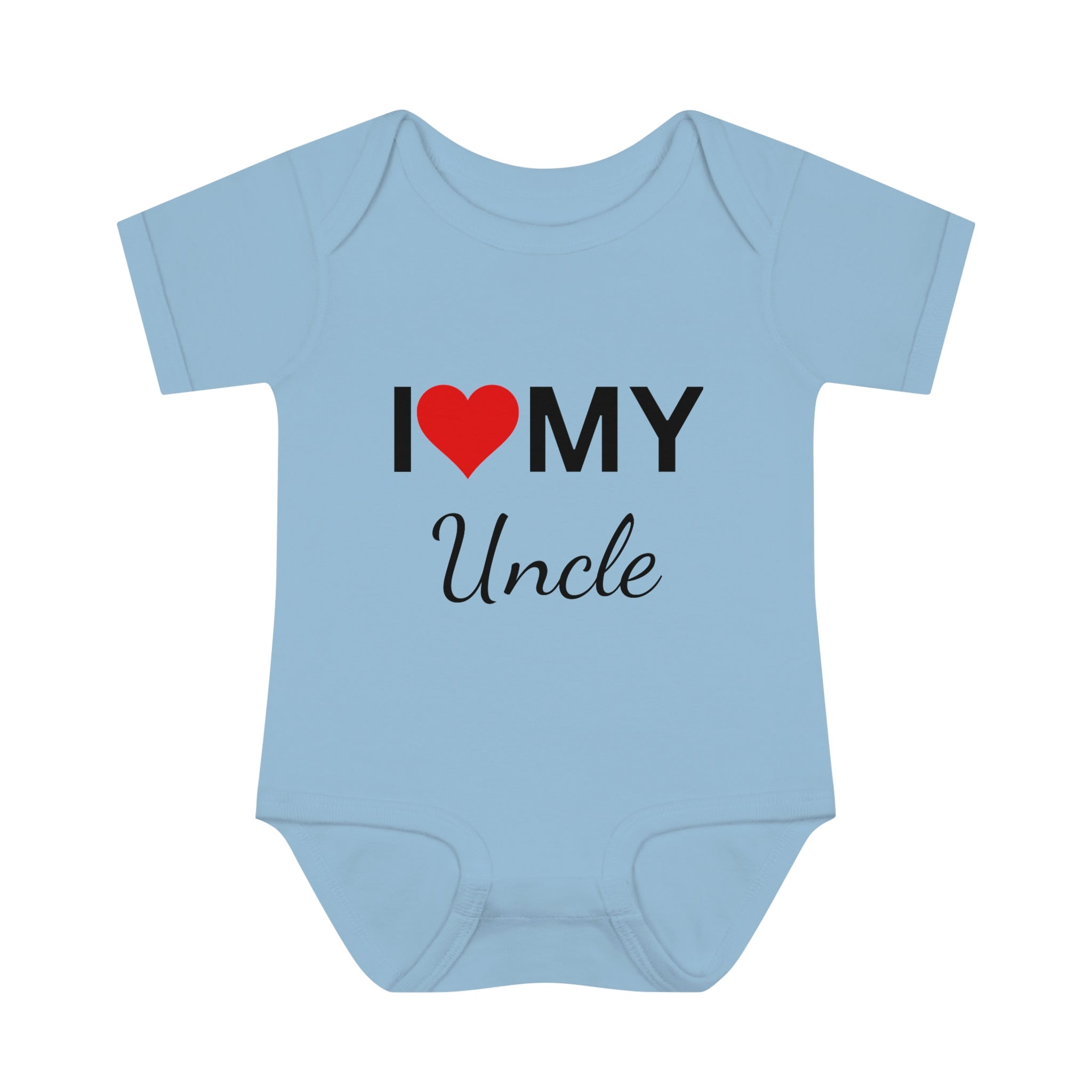 I Love My Uncle Baby Bodysuit