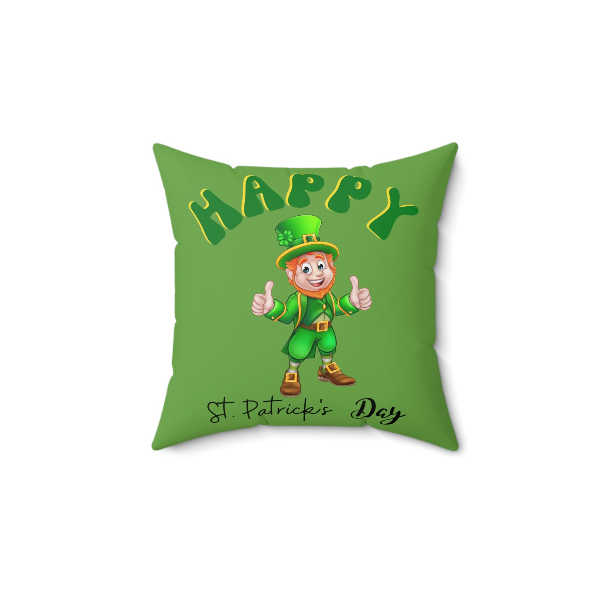 St. Patrick's Day Polyester Square Pillow Case