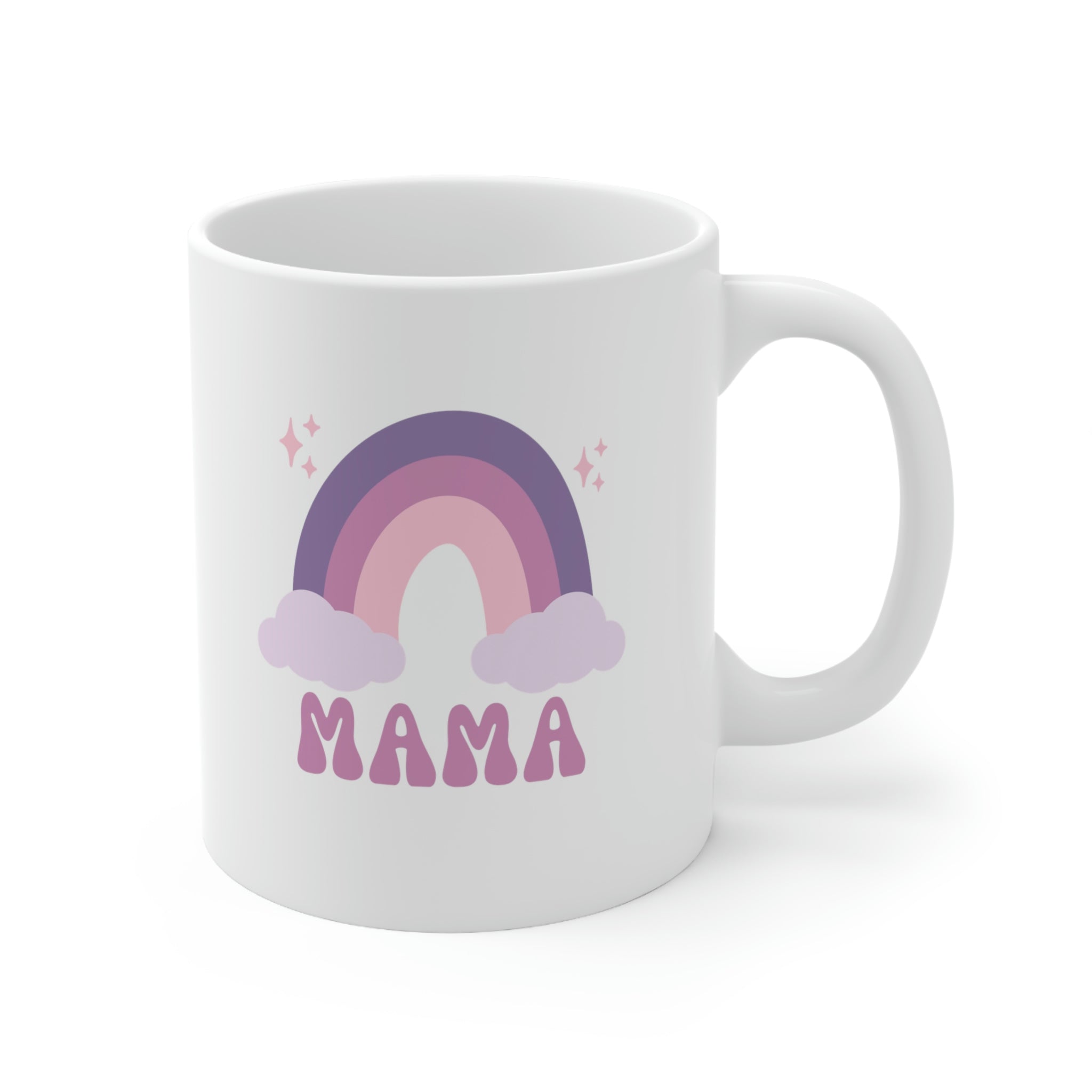 Rainbow Mama Colorful Design Ceramic Mug 11oz