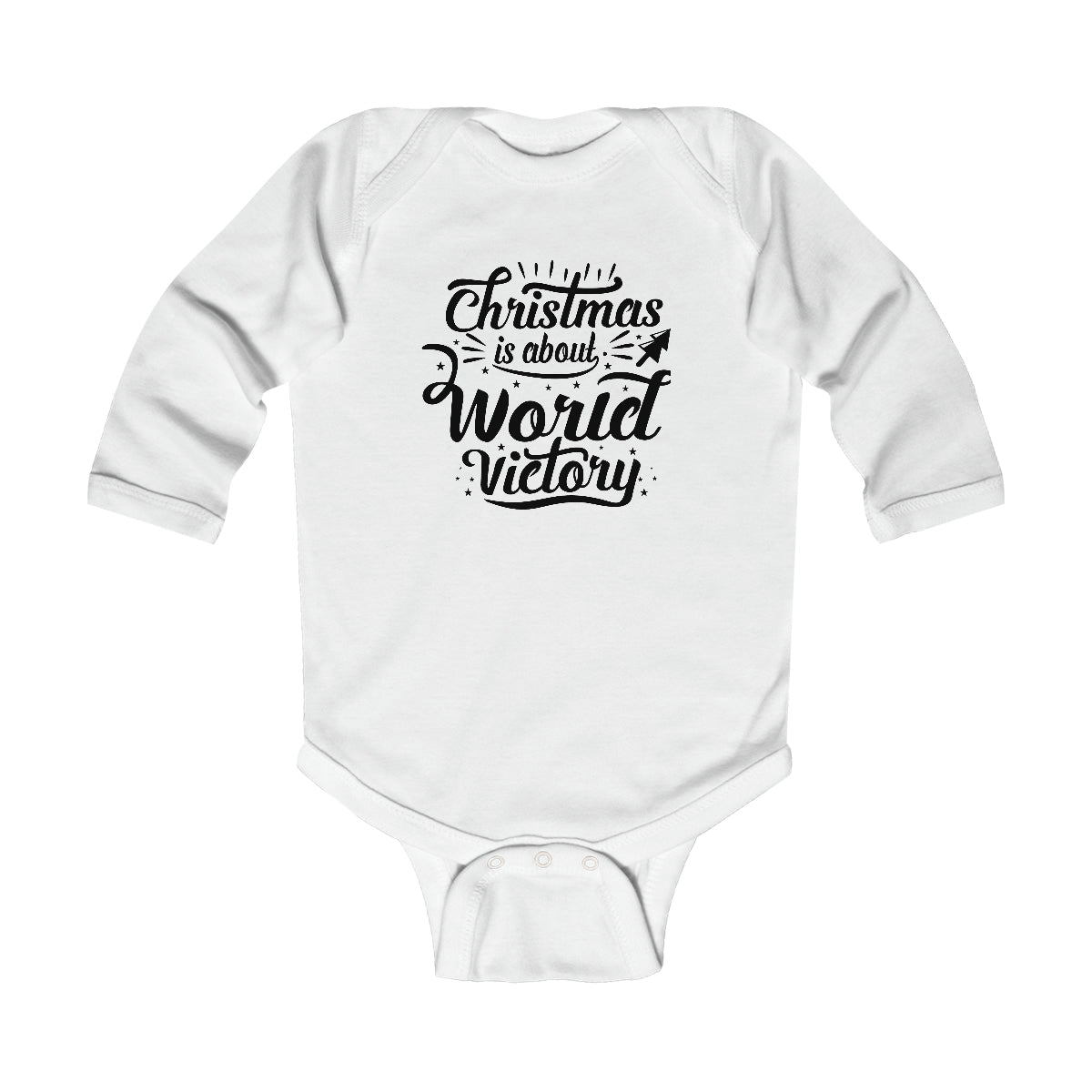 Christmas is about Hope victory Long Sleeve Baby Bodysuit, Merry Christmas, Christmas Long Sleeve Baby Bodysuit, Infant Long Sleeve Bodysuit, Merry Christmas Long Sleeve Baby Bodysuit