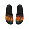 Sunset Palm Trees Slide Sandals