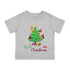 Load image into Gallery viewer, My first Christmas Christmas Tree Tee, Baby Tee, Infant Tee, Christmas Baby Tee