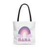 Rainbow Mama Colorful Design Tote Bag