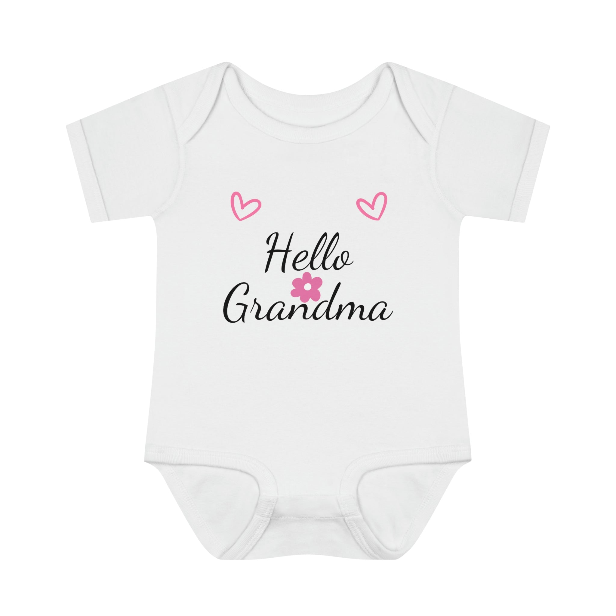 Hello Grandma Baby Bodysuit