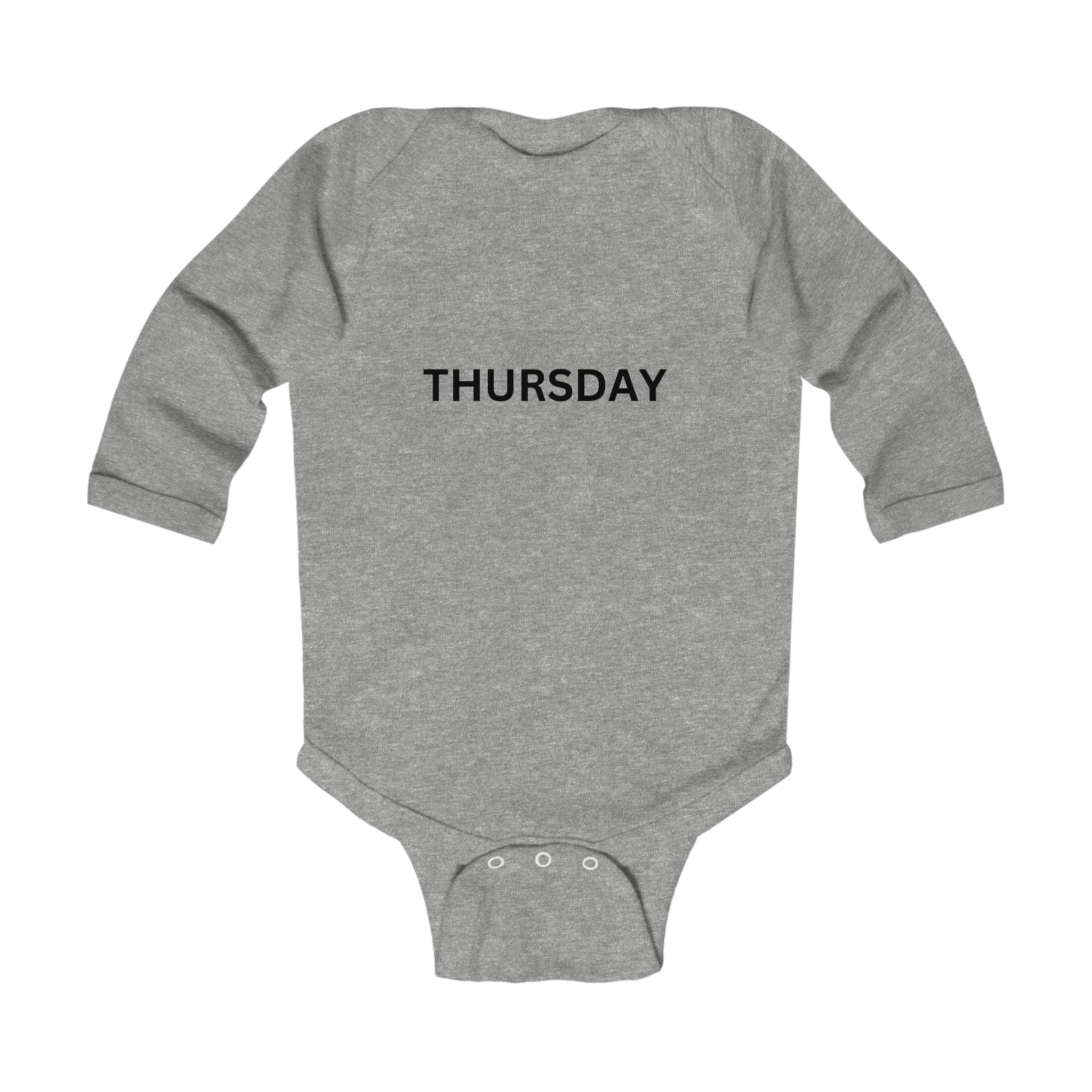Thursday Long Sleeve Baby Bodysuit