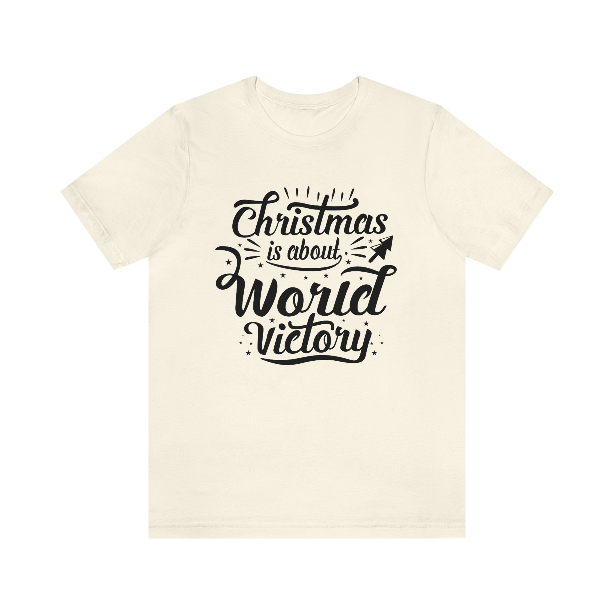 World Victory Women Christmas Tee, Christmas T-shirt, Merry Christmas T-shirt, Unisex T-shirts, Unisex jersey short sleeve tee