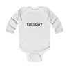 Tuesday Long Sleeve Baby Bodysuit