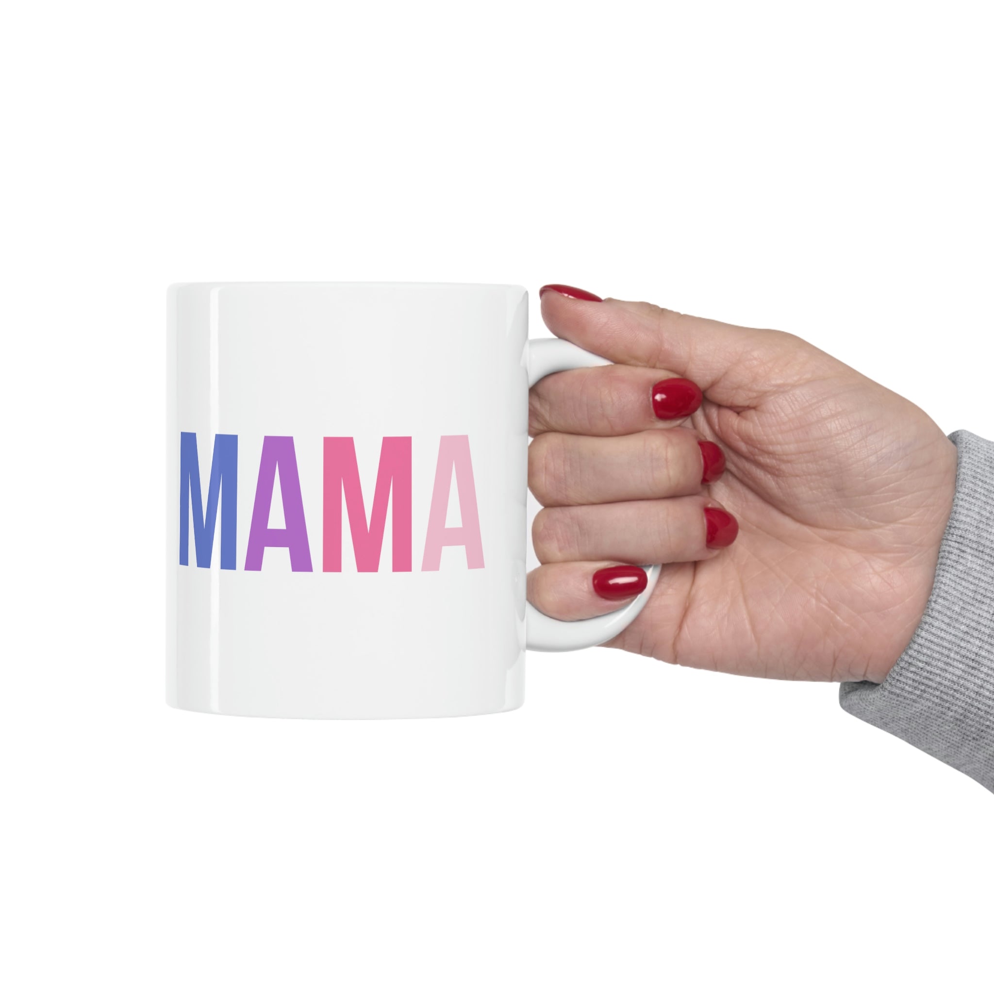 Mama Colorful Design Ceramic Mug 11oz