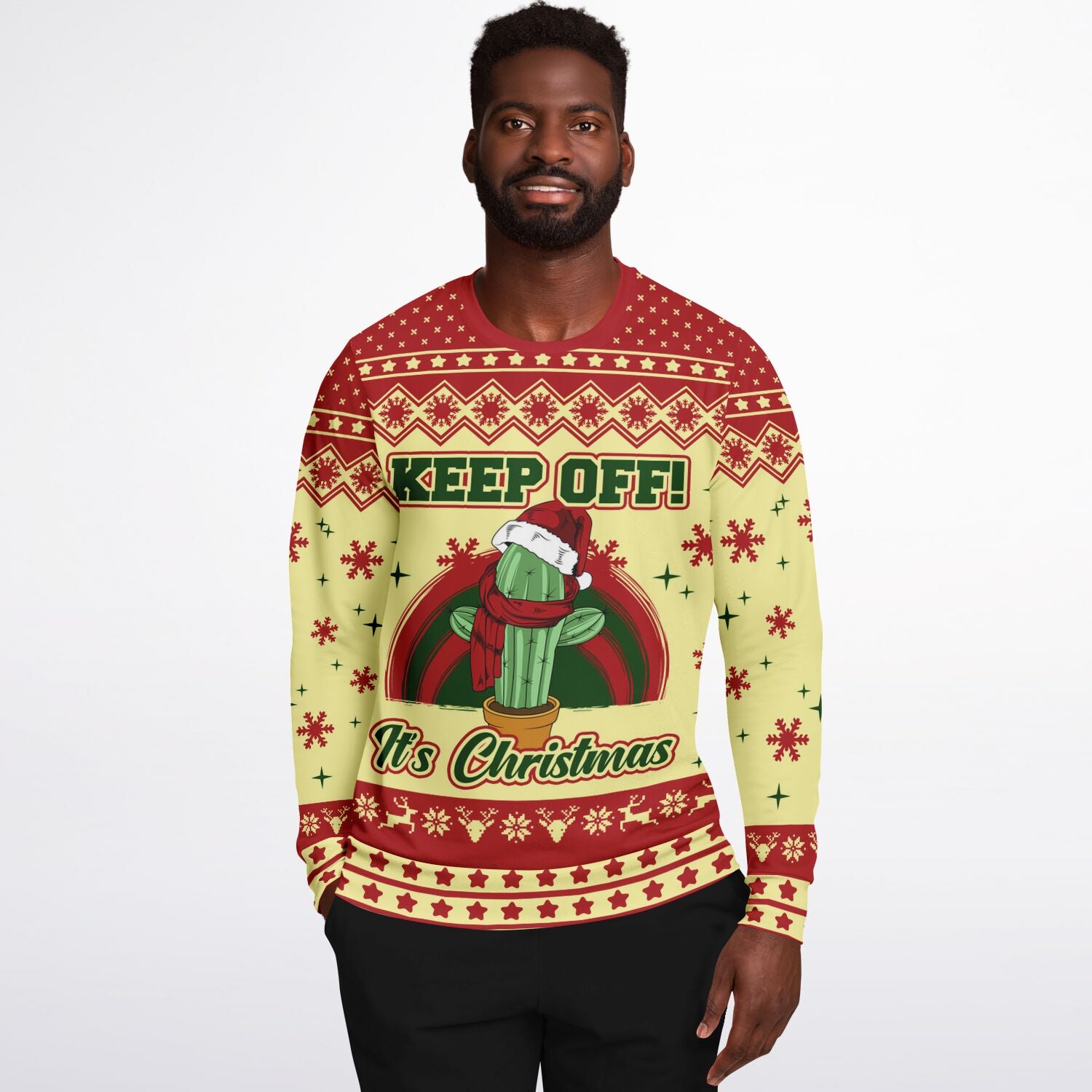 Keep Off Christmas Fashion Adult Sweatshirt