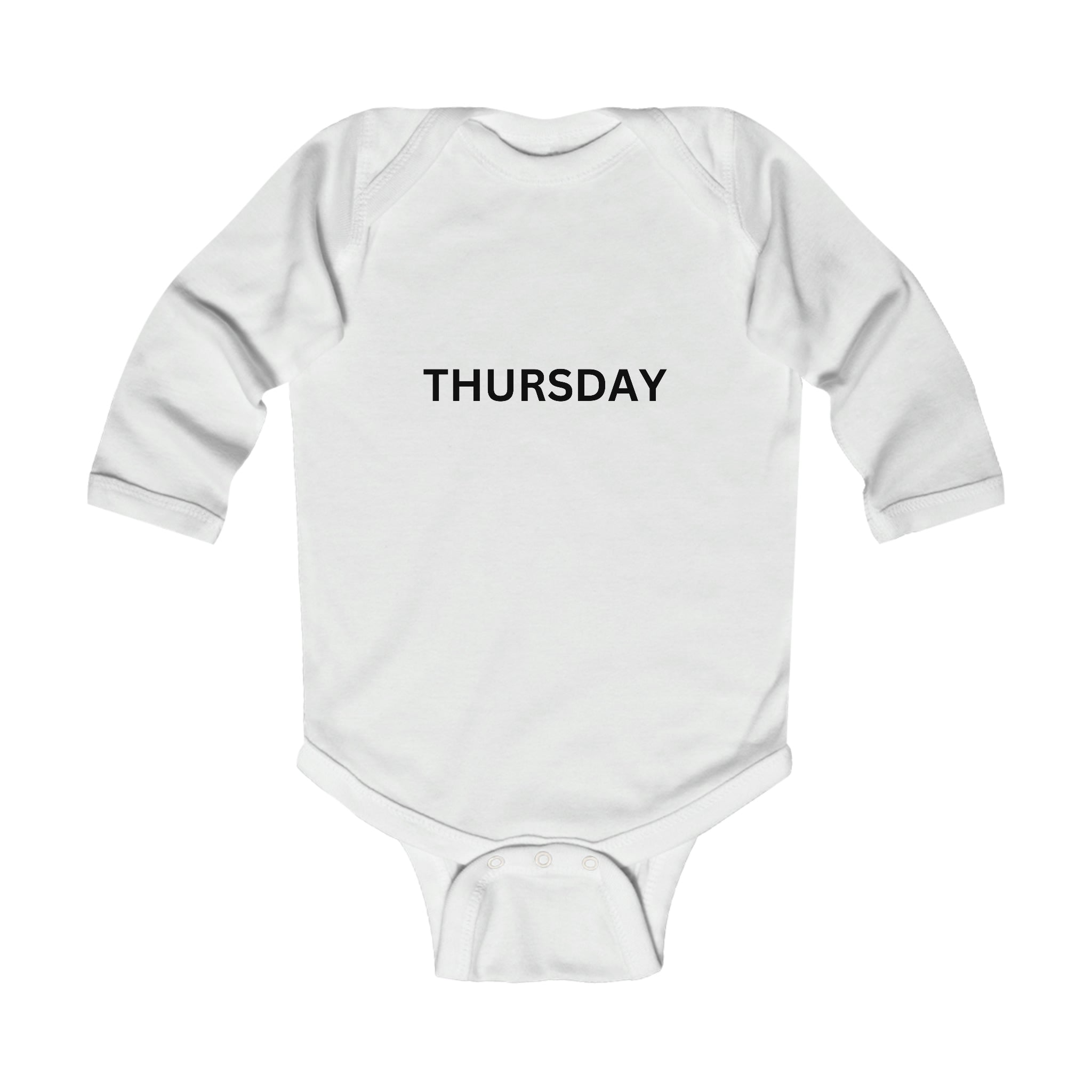 Thursday Long Sleeve Baby Bodysuit