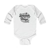 Load image into Gallery viewer, It&#39;s the season for magic Christmas Long Sleeve Baby Bodysuit, Christmas Long Sleeve Baby Bodysuit, Merry Christmas, Christmas Long Sleeve Baby Bodysuit, Infant  Long Sleeve Bodysuit, Merry Christmas Long Sleeve Baby Bodysuit