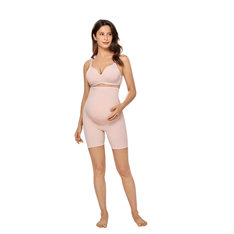 Seamless Maternity Pregnancy Shapewear Panties High Waist Shorts