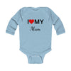 Load image into Gallery viewer, I Love My Mom Long Sleeve Baby Bodysuit