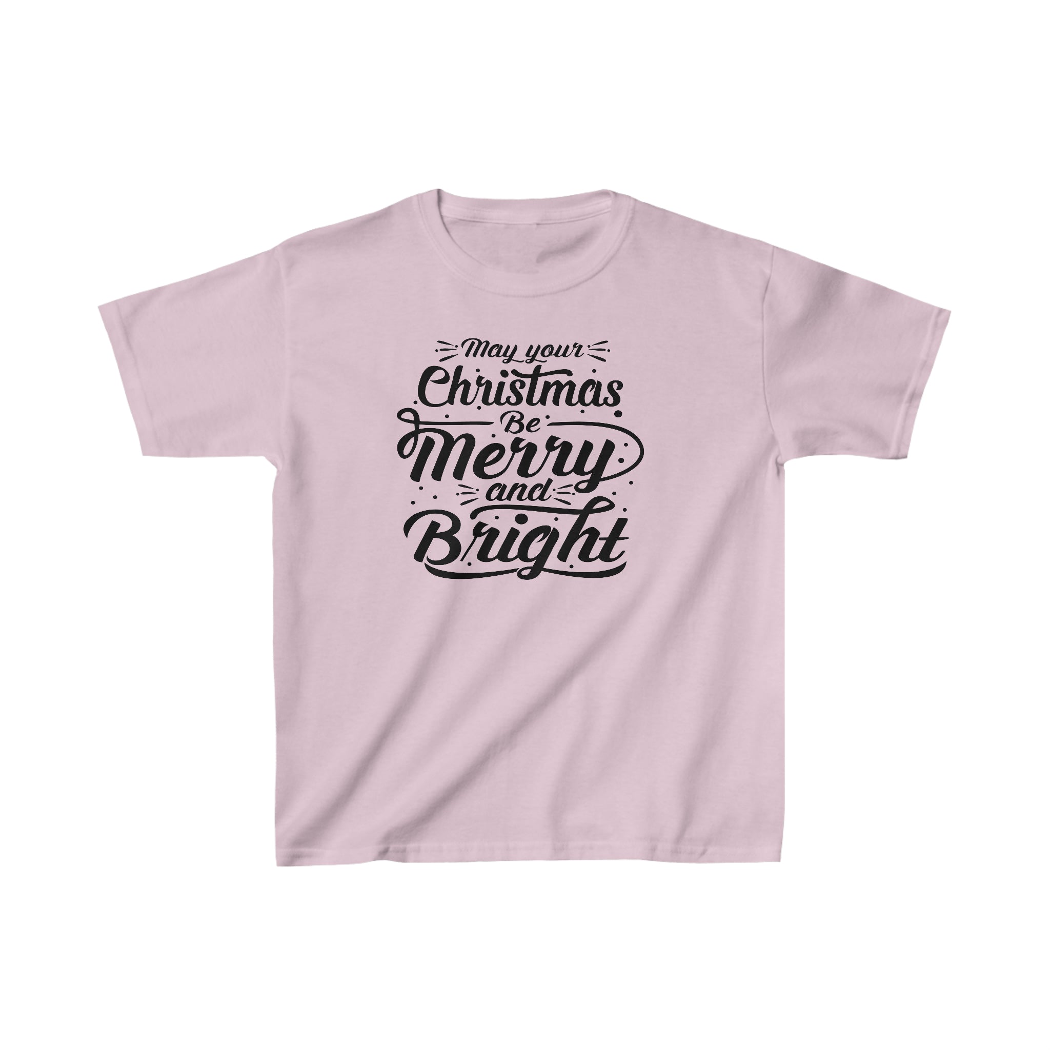 Merry and Bright Kids Christmas Tee, Kids Christmas T-shirt, Merry Christmas Kids T-shirt, Unisex Kids T-shirts, Unisex jersey short sleeve kids tee