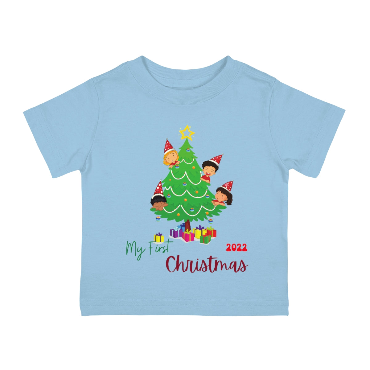 My first Christmas Christmas Tree Tee, Baby Tee, Infant Tee, Christmas Baby Tee