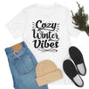 Cozy winter vibes Christmas Tee, Christmas T-shirt, Merry Christmas T-shirt, Unisex T-shirts, Unisex jersey short sleeve tee