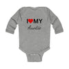 Load image into Gallery viewer, I Love My Auntie Long Sleeve Baby Bodysuit