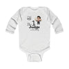 The 1st Judge In The Family Long Sleeve Baby Bodysuit