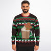 Load image into Gallery viewer, Gingerbread in a Cup Christmas Fashion Adult Sweatshirt