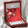 Load image into Gallery viewer, Love Knot Earring &amp; Necklace Set