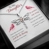 Load image into Gallery viewer, To My Daughter, Dragonfly Necklace