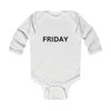 Friday Long Sleeve Baby Bodysuit