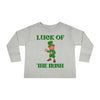 Load image into Gallery viewer, Luck Of The Irish Toddler Long Sleeve Pumpkin Tee